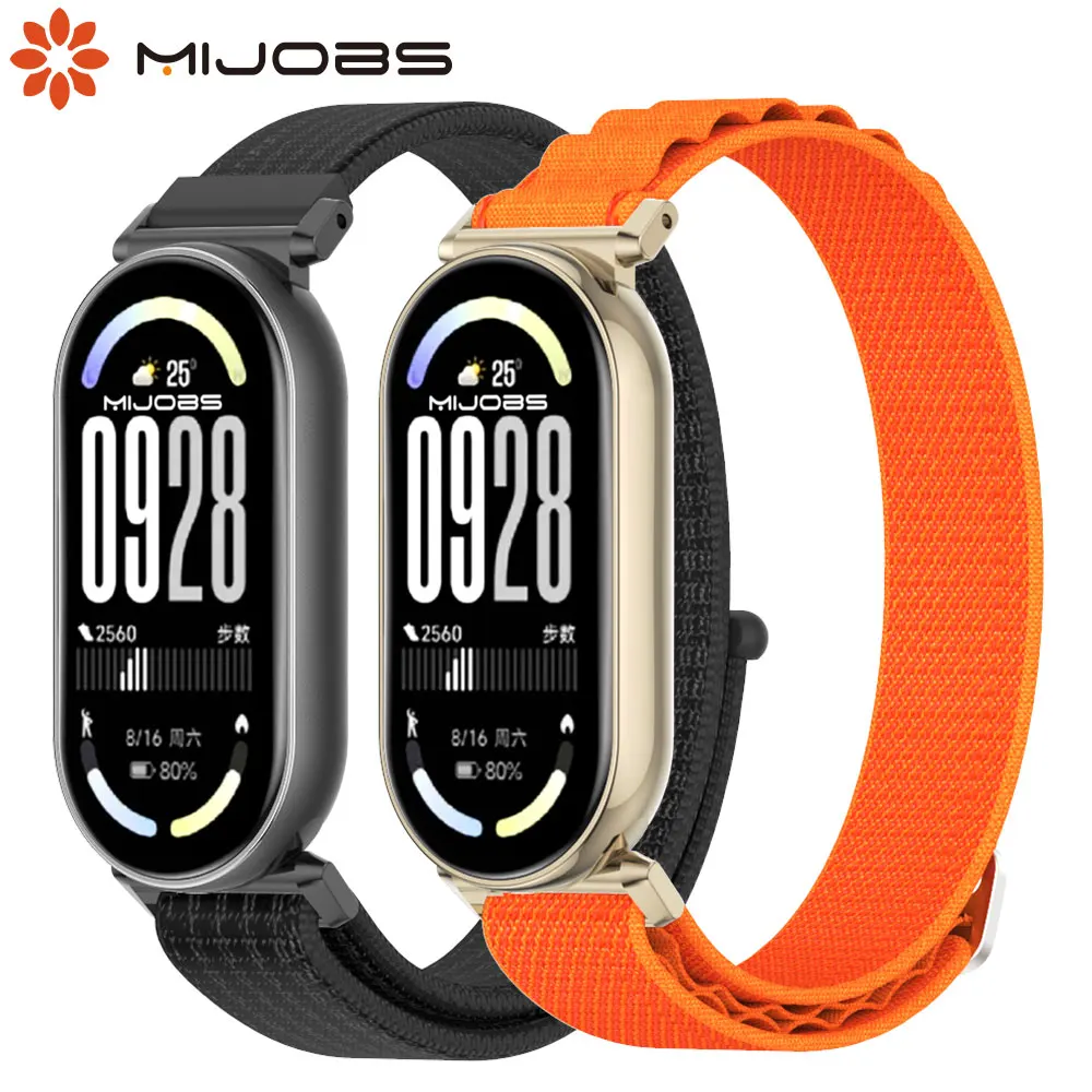 Nylon Strap for Xiaomi Mi Smart Band 10 9 8 Bracelet Mi Band 9 Wrist Strap