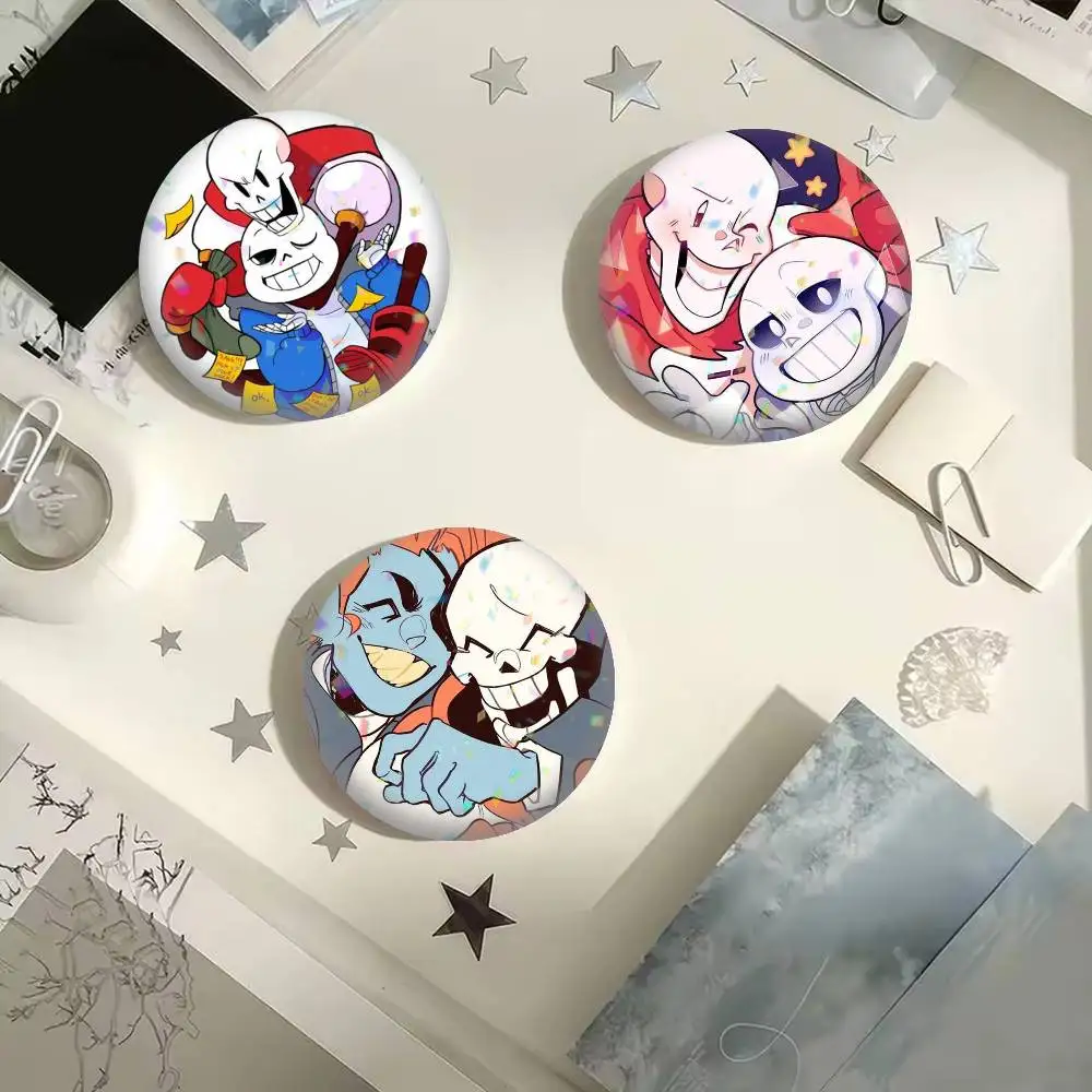 FUNNY Undertale   25mm 32mm 44mm 58mm 75mm Brooches Badges Pins for Accessories Gift