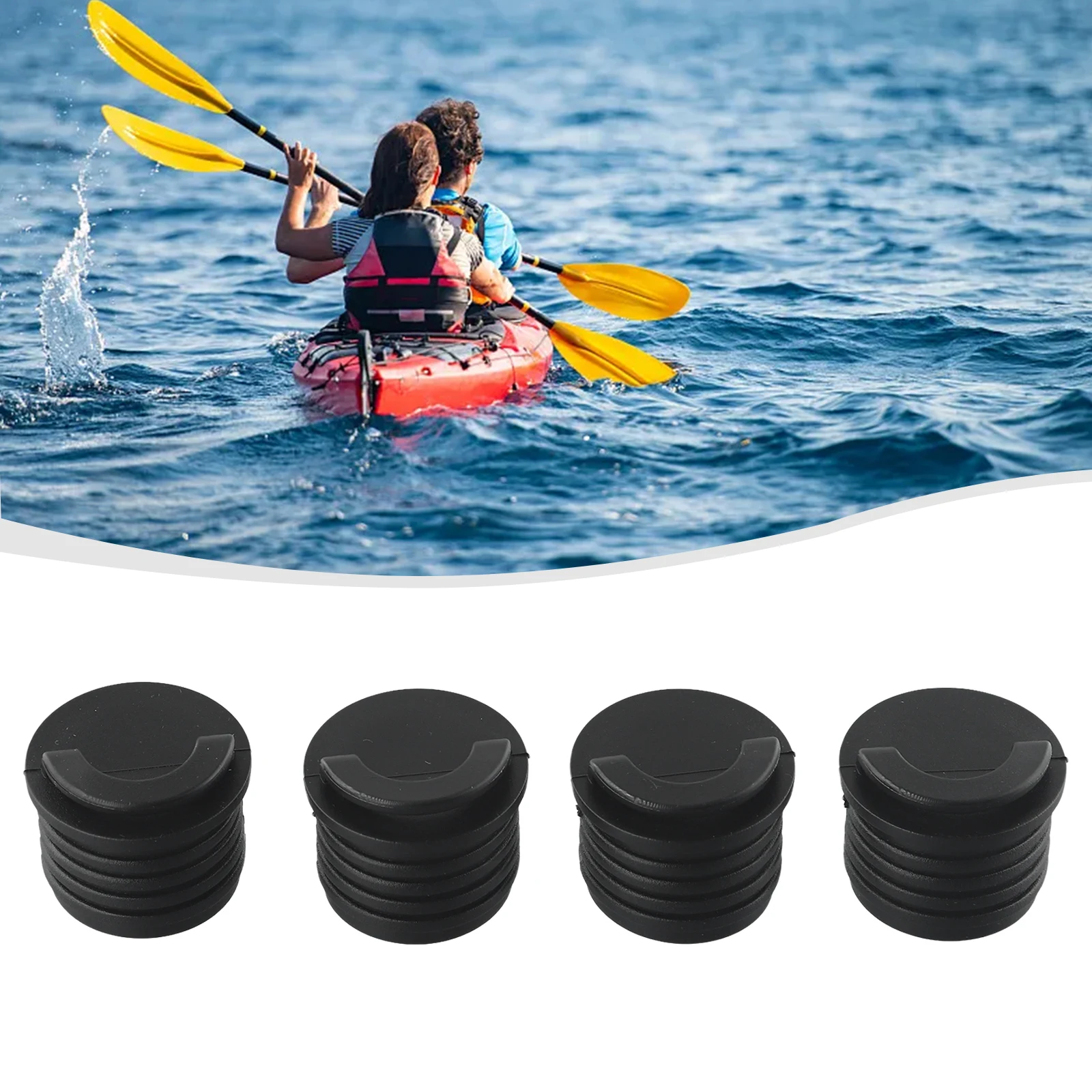 4* Kayak Drain Plugs 4x Kayak Canoe Practical Scupper Stopper 3.5 Cm / 1.20 Inches Boat Parts Bung Drain Holes Plugs