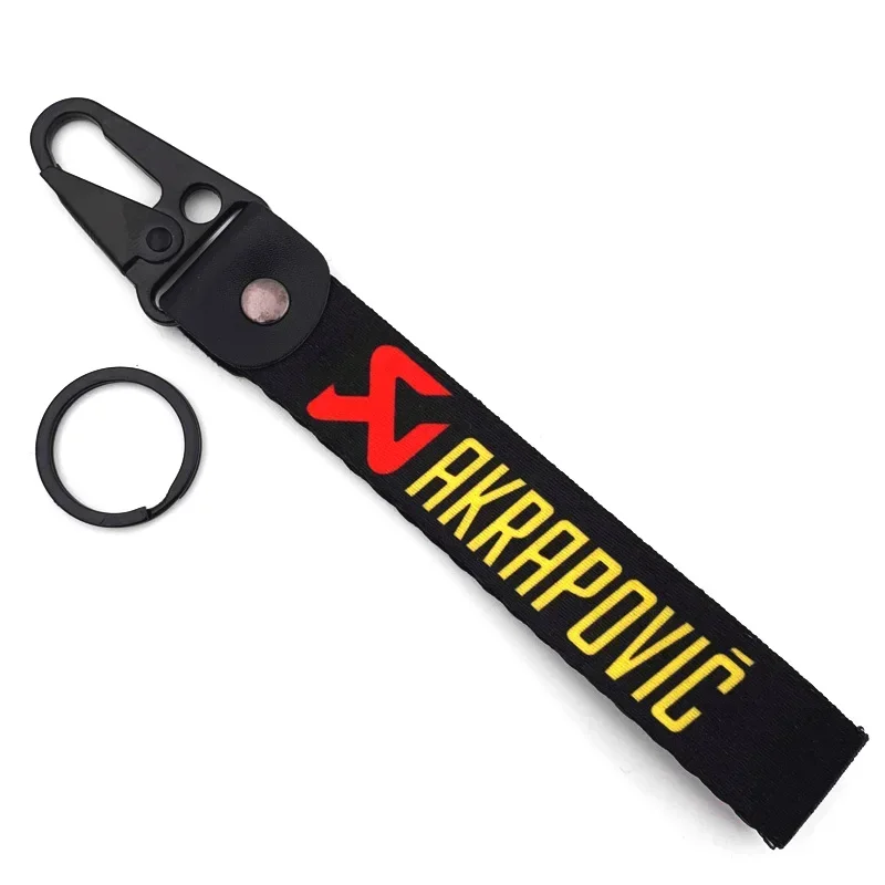 New Keychain Gift Leather Key Chain Car Key Strap Waist Wallet Keyrings For Yamaha Honda Nos Ohlins Motul Ducati Suzuki Kawasaki