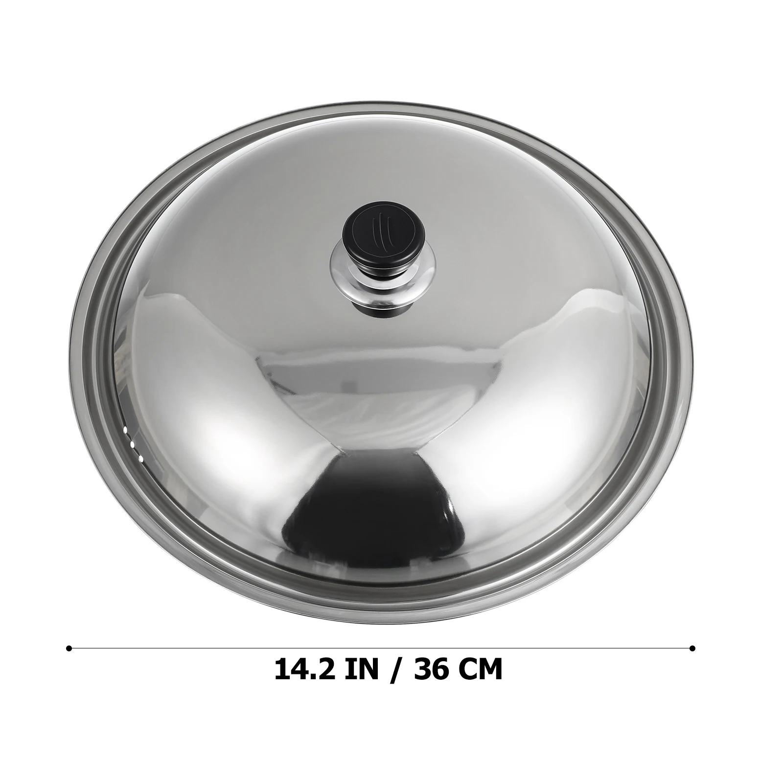 

Anti-scalding Lid Smooth and Delicate Pot Stainless Steel Lids for Pans Container Large Cooking Cover Splatter Guard