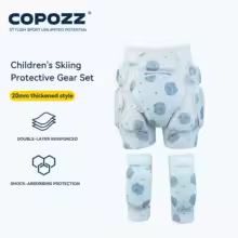 COPOZZ לילדים: מכנס מגן לסקי וסנובורד לבלימת זעזועים וביטחון מלא