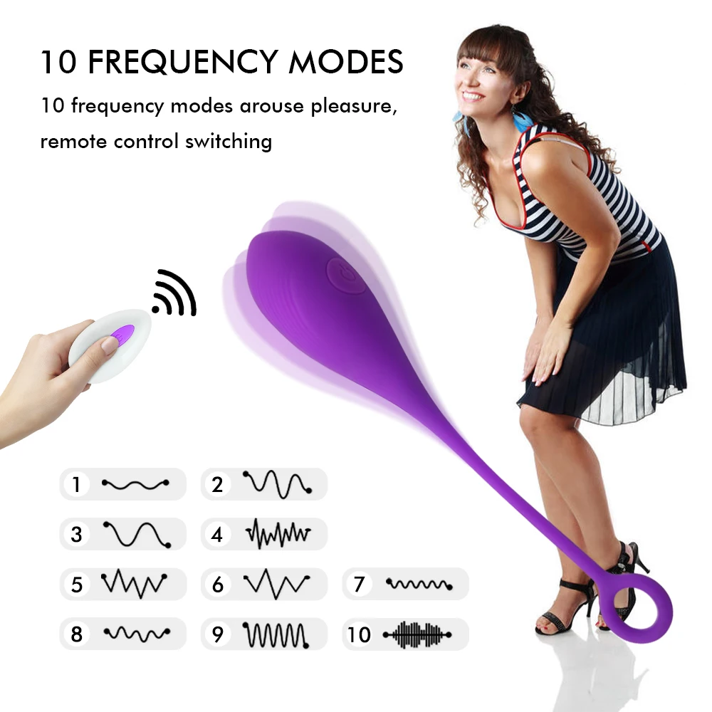 Powerful Bullet Vibrator Wireless Remote Control Vibrating Egg 10 Speeds G Spot Clitoris Stimulator Love Eggs Sex Toys for Women