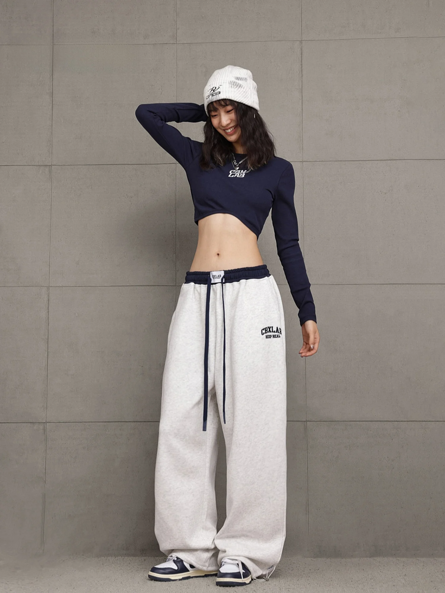 

Брюки для уличных танцев CBXLAB, повседневные, женские, для джаза и спорта, свободного кроя, прямые, летние 2023, с естественной талией