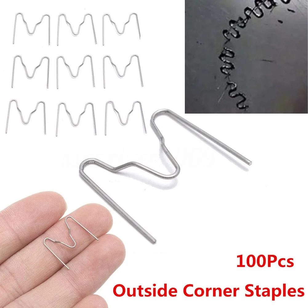 لأداة لحام البلاستيك طقم تصليح المصد التالف للسيارة 100 قطعة دبابيس دباسة ساخنة #5