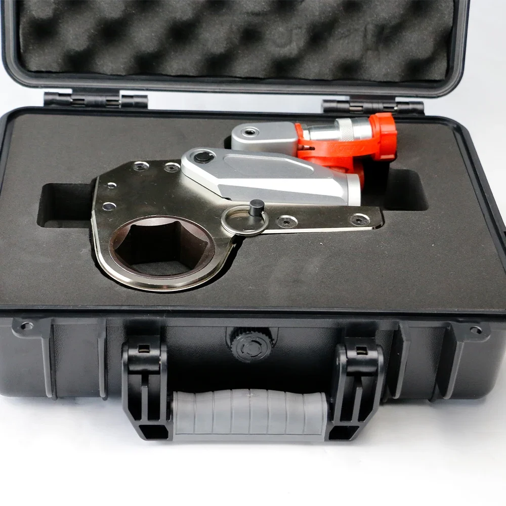 4LOW Series of Hollow Longer Arm Adjustable Ratchet Cassette Hydraulic Torque Wrench Tools Set