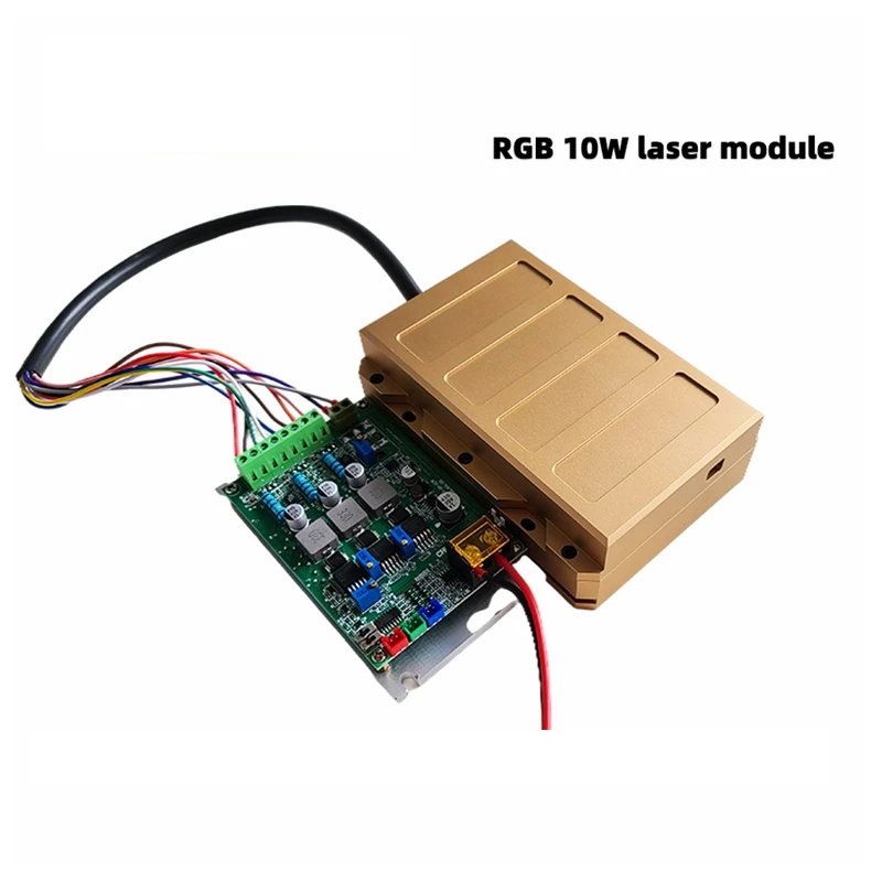 RGB 10W White Laser Full Color Red/Green/Blue Laser Module TEC Cooling