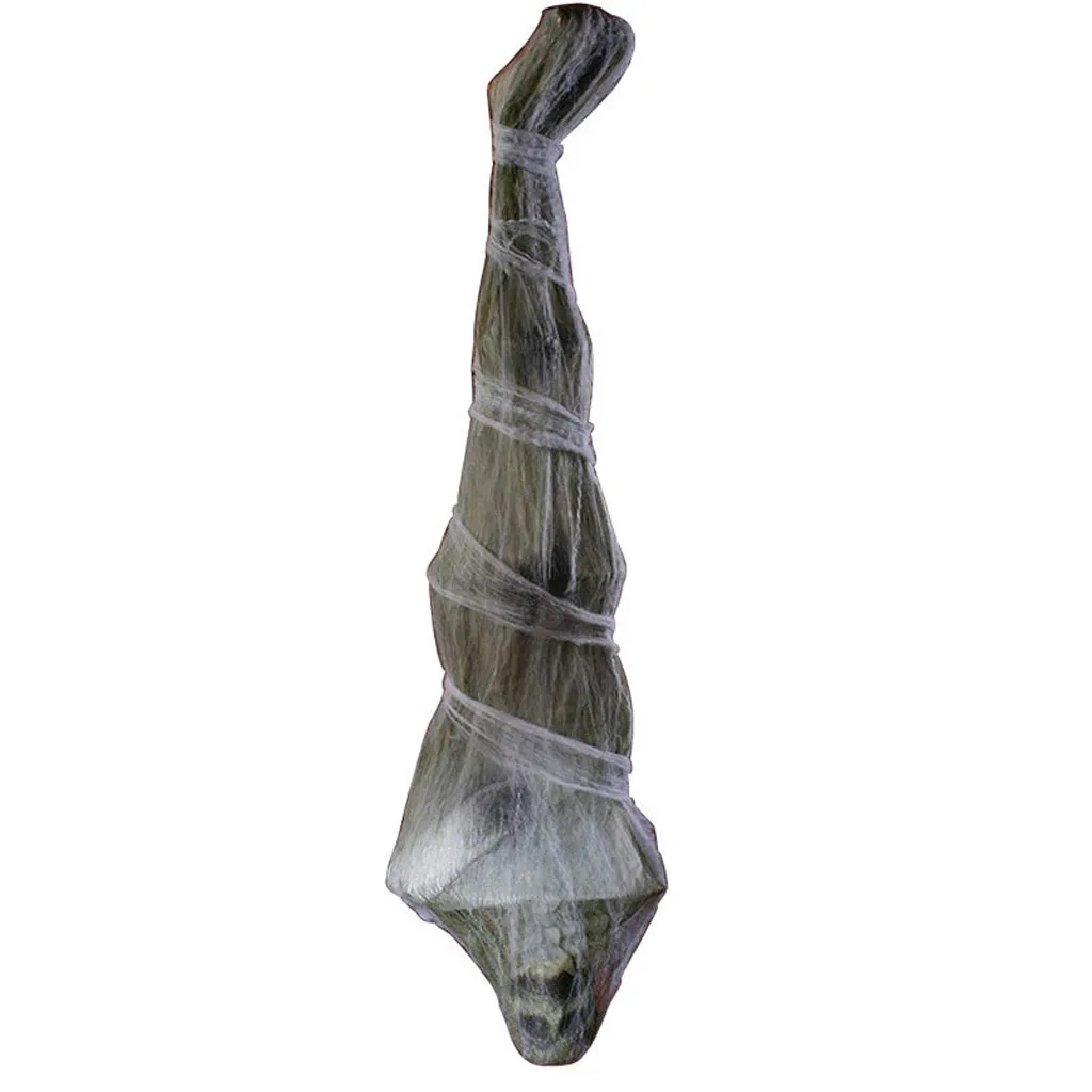 جديد هالوين الديكور المومياء رأسا على عقب شبح منزل مسكون الدعائم خدعة غرفة الرعب الديكور شنقا أشباح اللعب #6