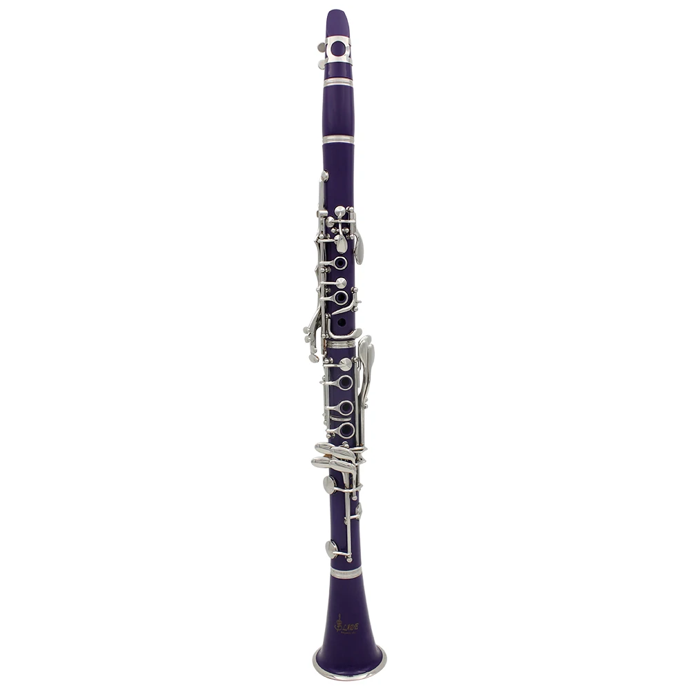 Professional B Flat Clarinet SLADE Bb17 Keys Purple Clarinet for Beginner Student Buy 1 Get 10 Free Gifts Clarinet Accessories