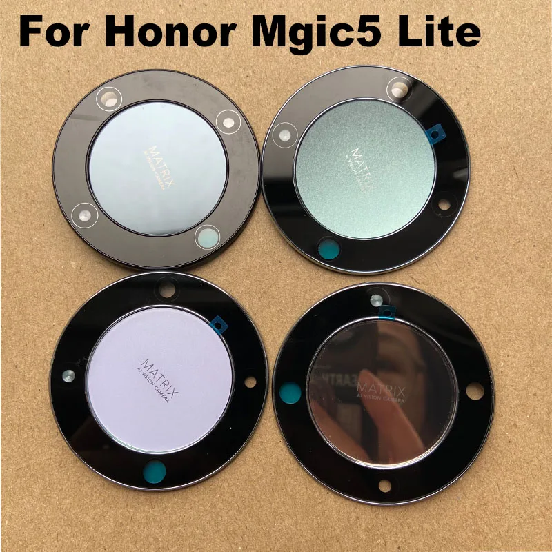 For Huawei Honor Magic5 Lite / Magic6 Lite Back Camera Frame and Glass Lens With Camera Frame Lens For Magic 5 Lite For Magic 6