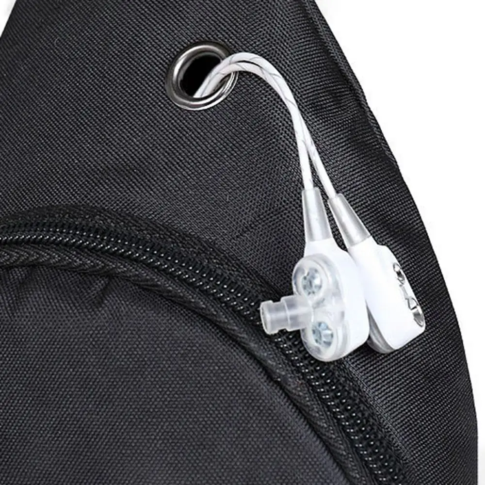 Bolso de hombro sencillo y portátil para hombre, bolsa pequeña de pecho para viaje deportivo y ocio, mochila con eslinga para exteriores, bandolera