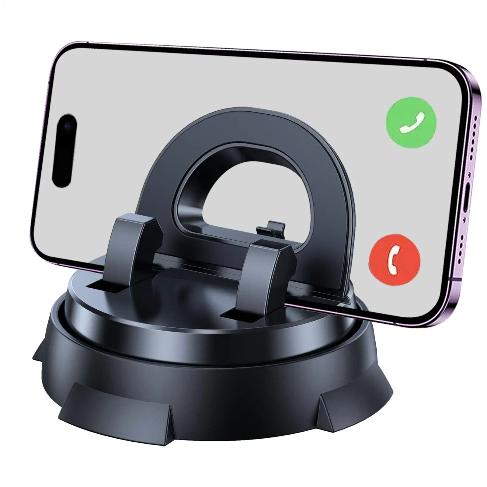 

Dashboard Car Phone Holder 360 Degree Rotation Universal Car Phone Mount With Non-Slip Silicone Replacement Tools For Smartphone