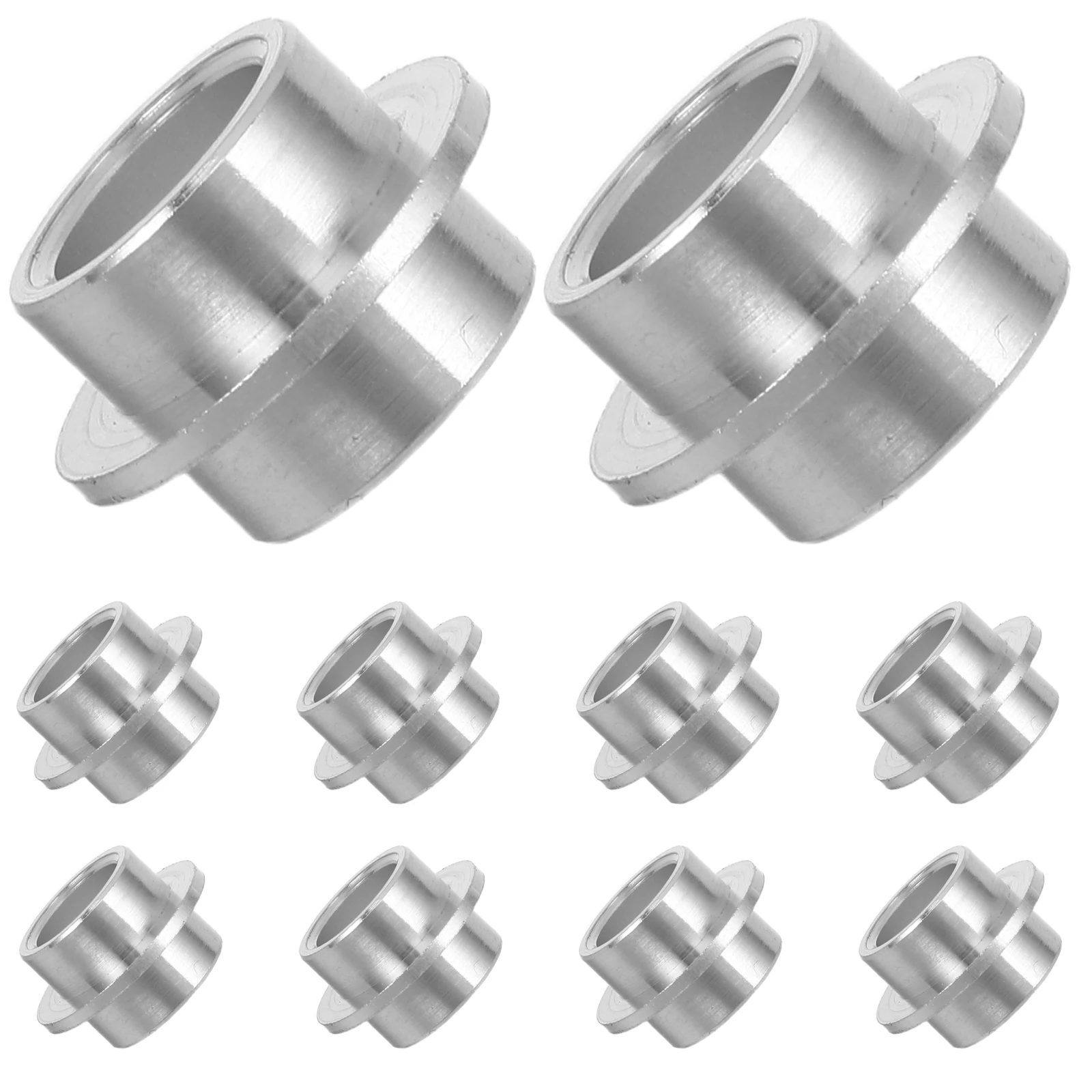 

20 Pcs Sleeve Inline Skate Bearing Bushing Spacers Ice Axle Aluminum