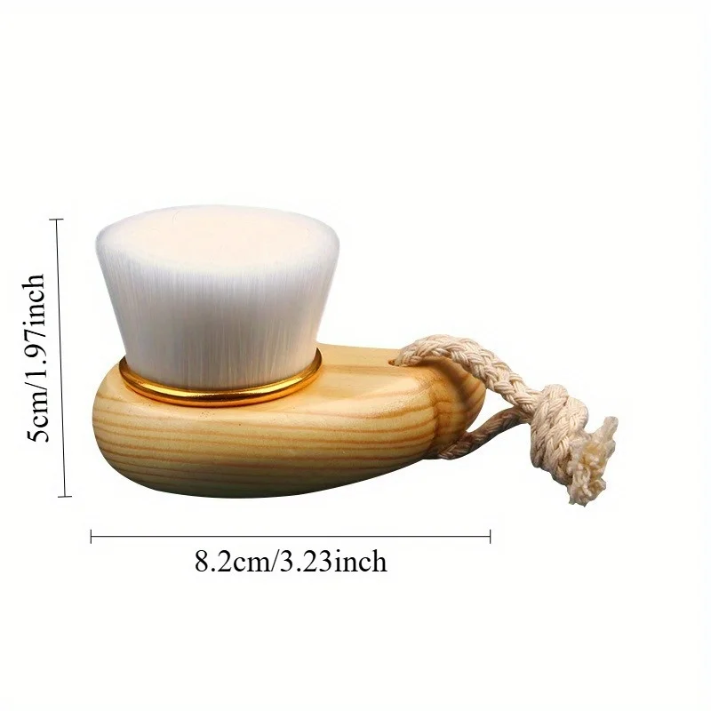 1pc Wash Face Brush, Soft Bristles, Silicone Facial Cleanser, Makeup, Cleanse, Deep Cleanse of Facial Pores and Dirt