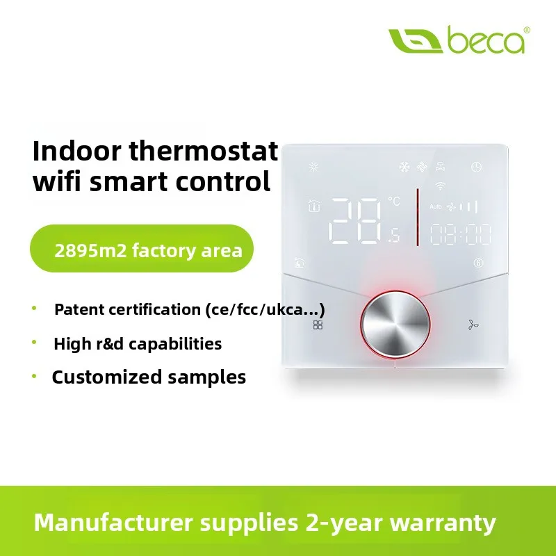 

Термостат Граффити Wi-Fi Центральный кондиционер Интеллектуальная панель подогрева пола Цифровой дисплей Контроллер катушки вентилятора