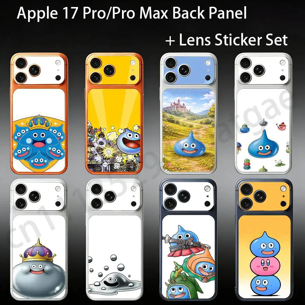

D-Dragon Quest-e S-Slime For iPhone 17Pro/ProMax Battry Back Cover with Camera Decal Skin Rear Protective Sticker Film