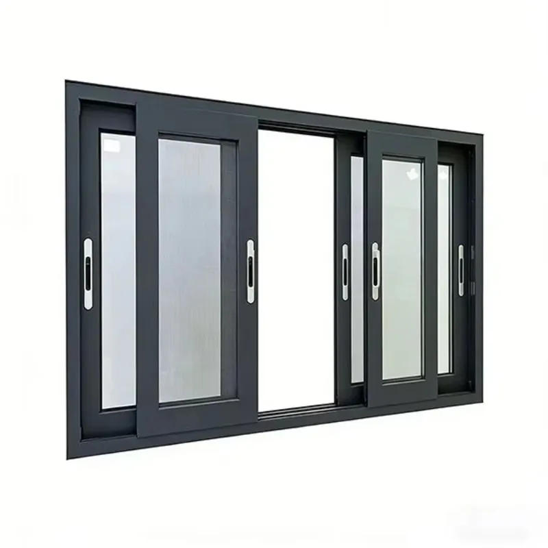 Aluminum Frame Glass Aluminum Sliding House Window Thermal Break System Finished Surface Aluminum Sliding windows
