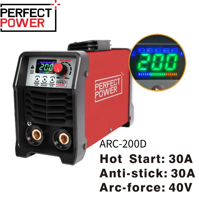 Hot Start 120 Amp Mma Inverter Welder Welding Machine for Home Use Poste A Souder Ac Dc Tig110V220V Hot Start Top-rated Supplier