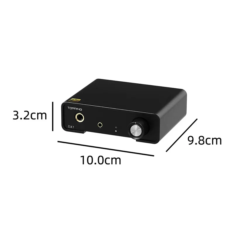 TOPPING DX1 Mini DAC Headphone Amplifier AK4493S XU208 DAC&Headphone Amp Support up to DSD256 PCM384 Decoder - Image 5