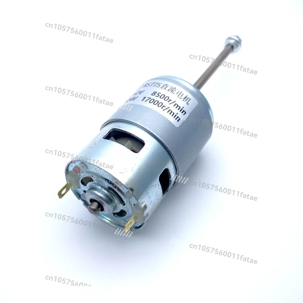 775 DC Motor 6V 12V 24V 68MM Screw Thread Shaft Dual Bearing 3000-17000rpm 15000RPM