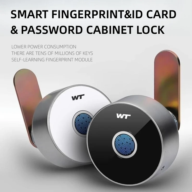 Fingerprint Identification Cabinet Lock Touch Screen Electronic/Gym/Metal/Triple Interlock/Security/Keyless