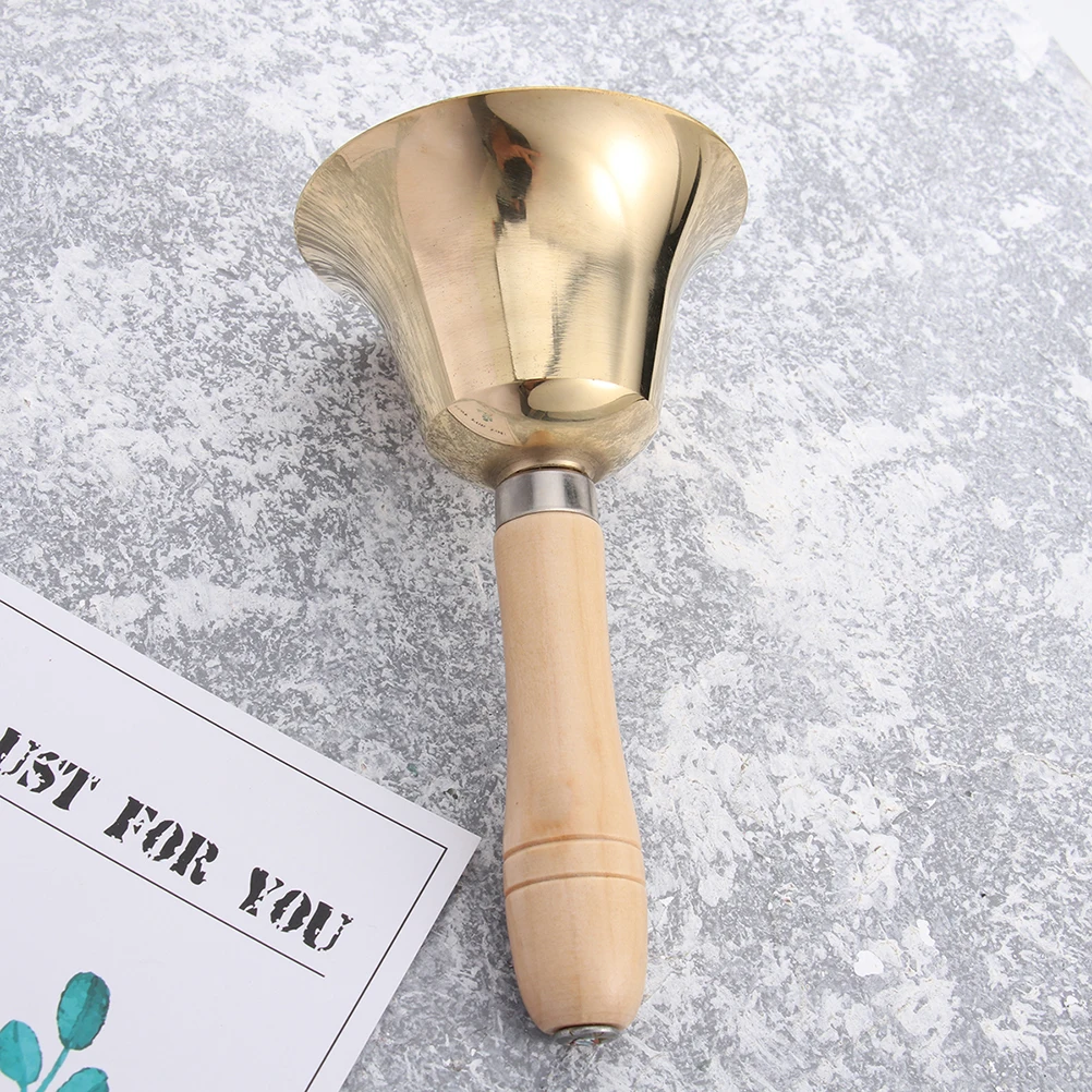 

Hand Bell Party Handbell Restaurant Call Service Ring Christmas Decoration Festive Atmosphere Ergonomic Handle Lightweight