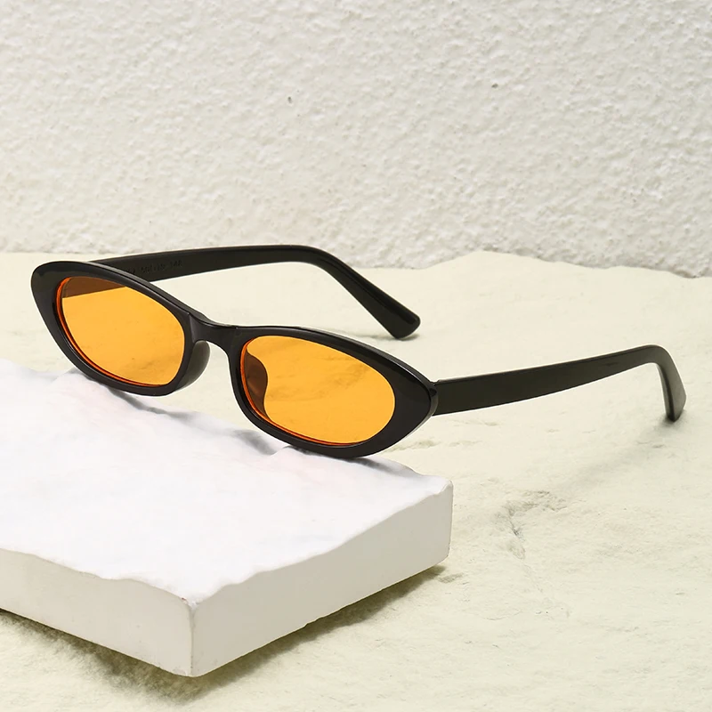 

Driver Goggles Women's Black Sunglasses Fashion Brand Small Oval Frame Sun Glasses Ladies Retro Oval Eyewear Shade UV400