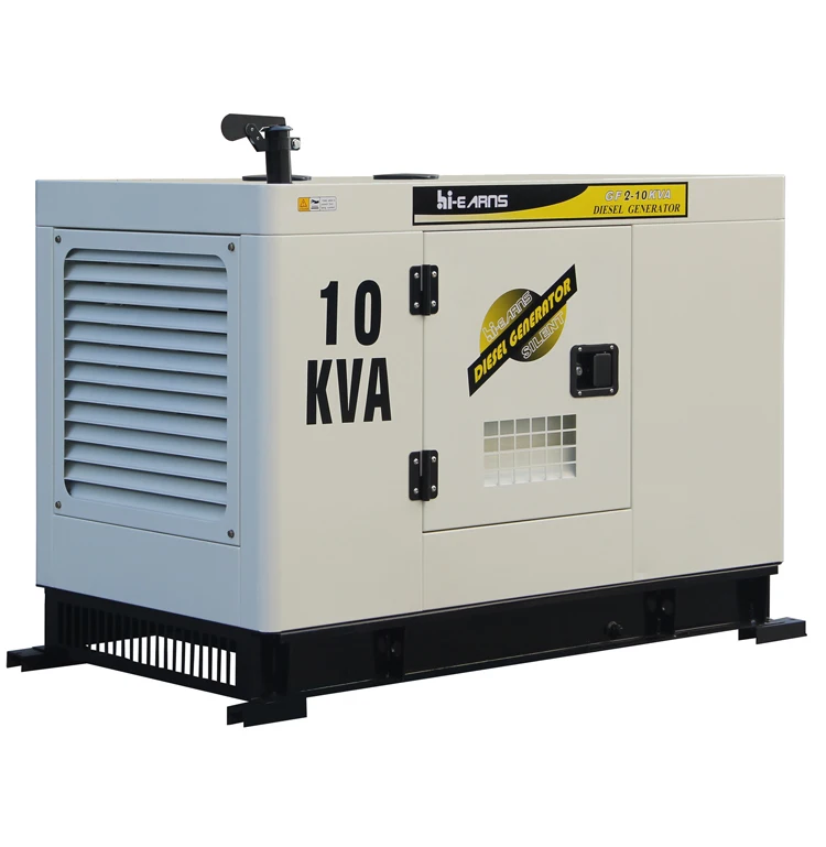 Water-cooled 3 Cylinder 10KW/10kva  Single Phase 60HZ diesel Generator Price