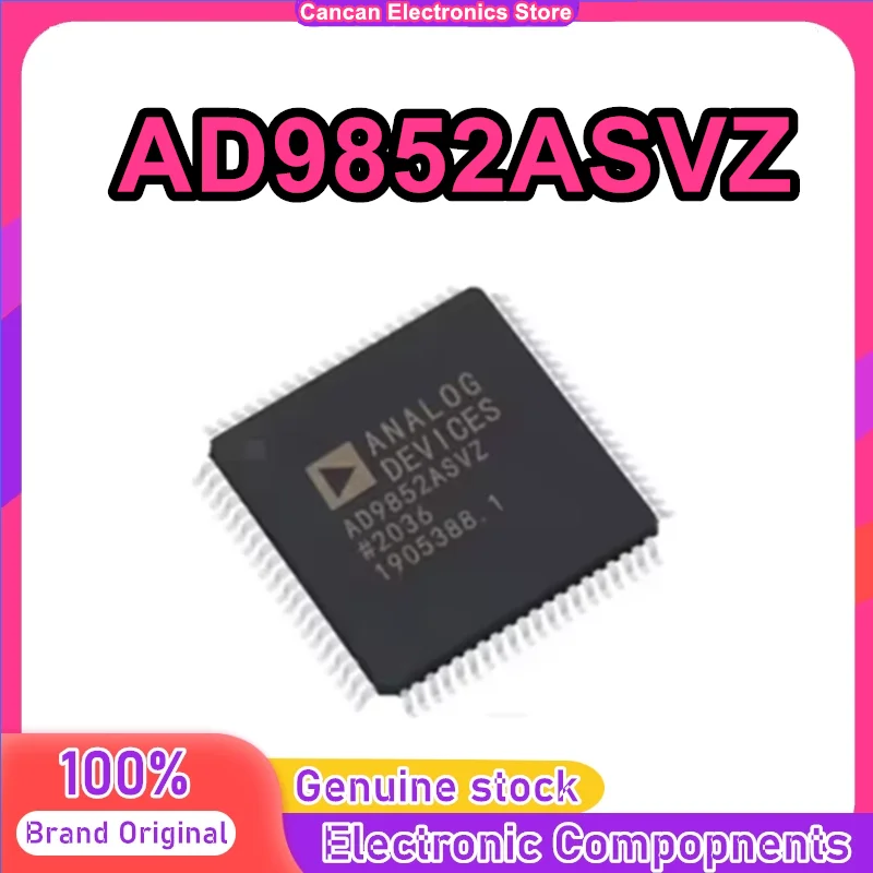 

AD9852ASVZ ADI TQFP-80 direct digital frequency synthesizer original genuine spot