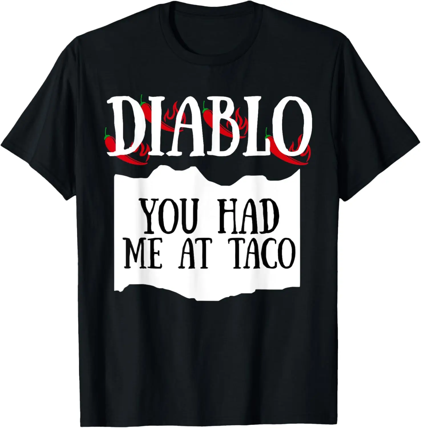 

Funny Hot Taco Sauce Group Halloween Costume Diablo Sauce T-Shirt