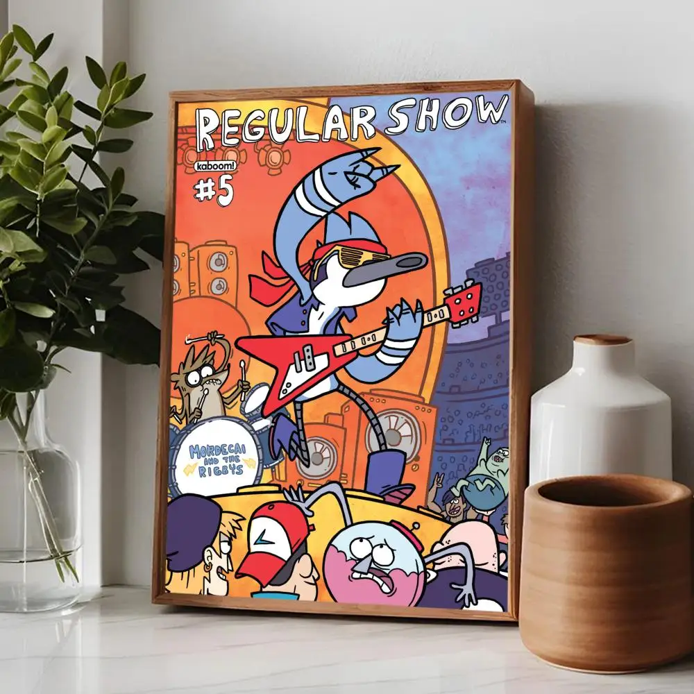 R-Regular Cartoon Show Good Quality Prints and Posters Vintage Room Bar Cafe Decor Home Decor