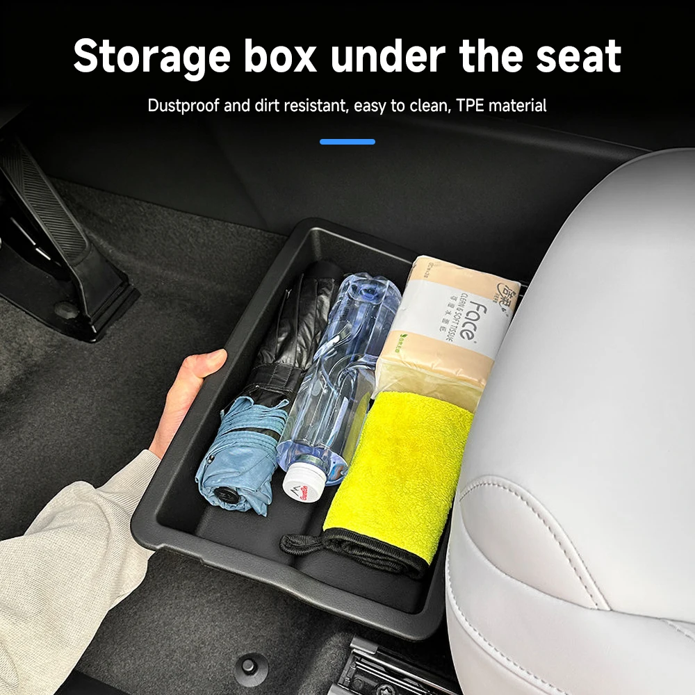 Auto-Mittelkonsole Unterer Stauraum Armlehnenbox Türorganizer Armaturenbrett-Ablage für Xpeng G6 2023 2024 2025 2026 – Detail 16