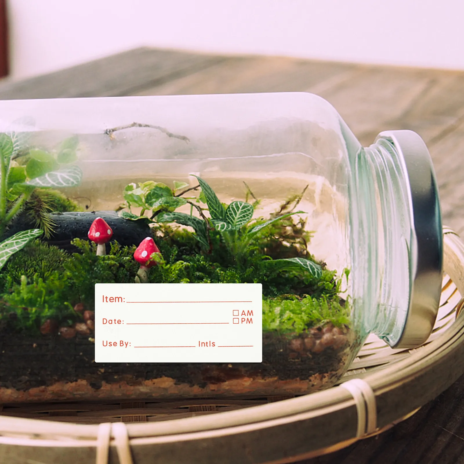 

1 Roll Writable Rotating Food Labels Self Adhesive Removable Writable Stickers for Processed Vegetables Meat Batches Reusable