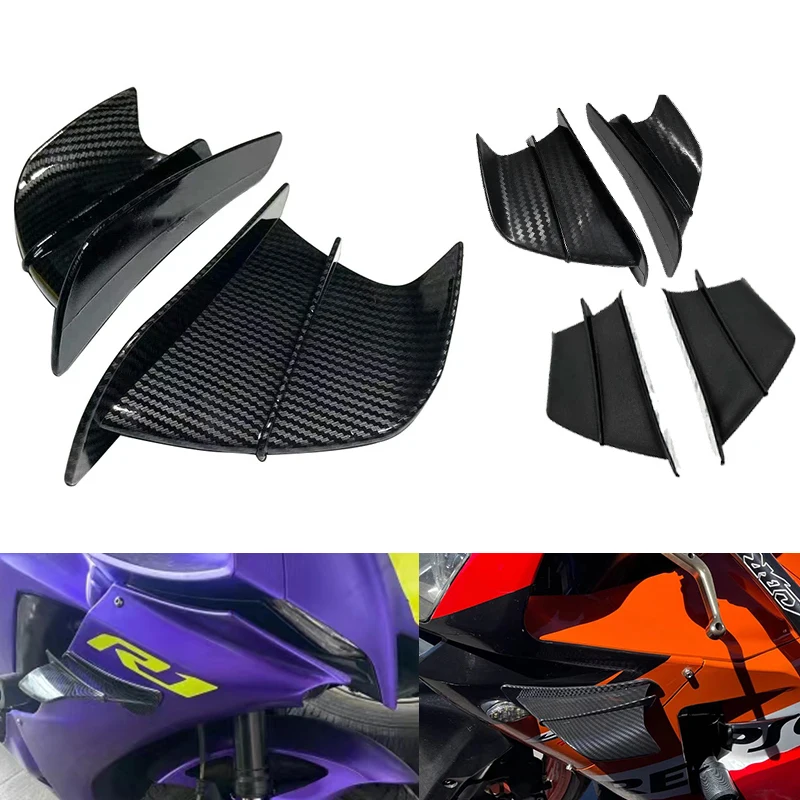 Motorcycles Accessories Winglet Aerodynamic Wing Kit Fit for Suzuki Gsxr 600/750/1000 Vstrom 650 Burgman 400/650 Gsx S750/S1000