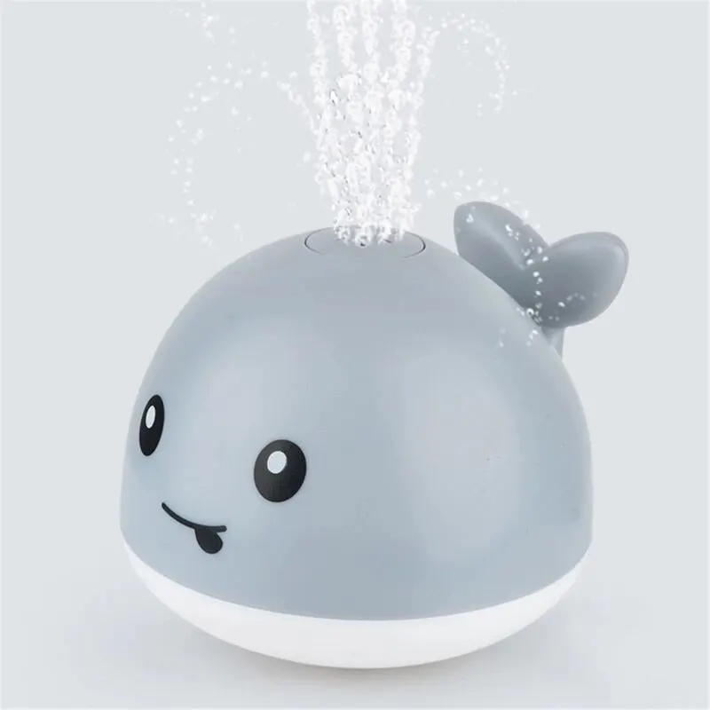 

Bathing and Water Playing Toys Bathroom Toys Induction Luminescence Waterjet Whale Waterproof Design Cool Sensory Training