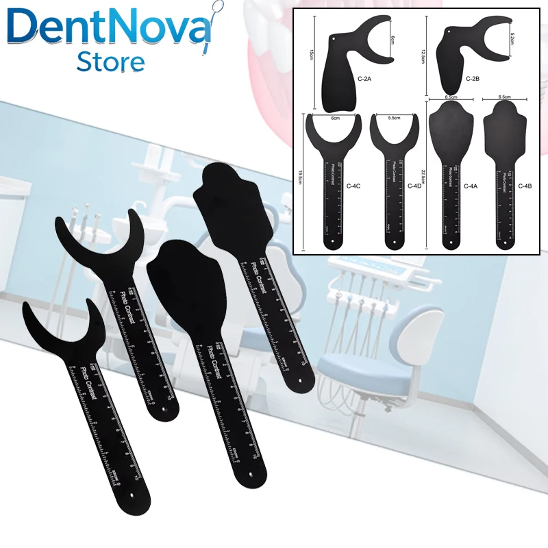 

Autoclavable Dental Contrast Board Black Background High Contrast Board for Dental Clinic Photography