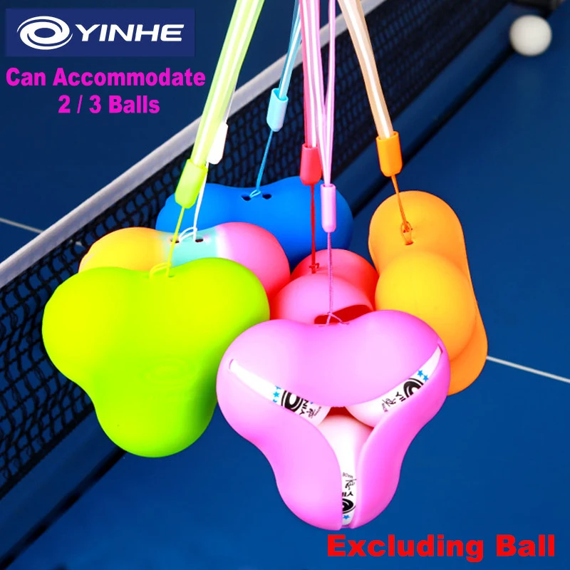 YINHE Can Accommodate 3 Balls Ping Pong Box Plastic Transparent Portable Container for Multicolor New Rubber Ball Storage Boxes