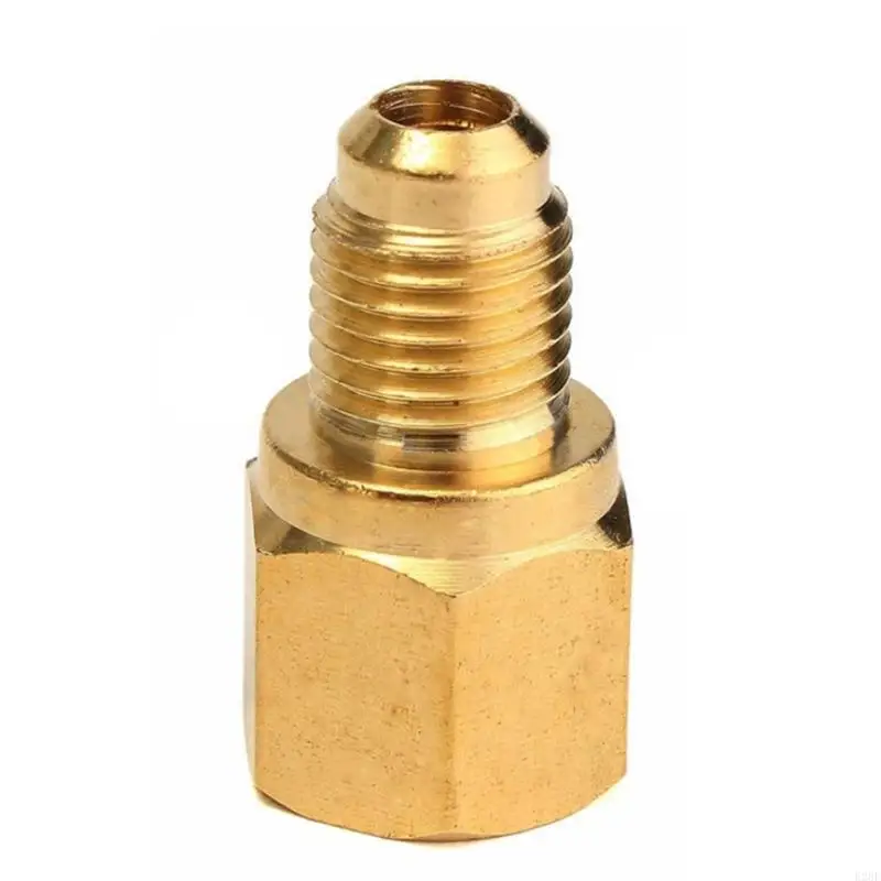 E28F 1/4 SAE Male Male Adapter Brass Conversion Care Comple Adapter Nitrogen منظم تجهيزات محول