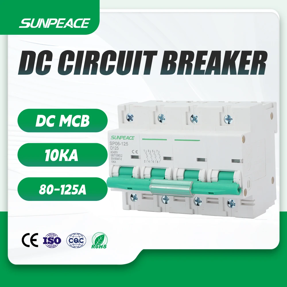 4P 10KA Dc Mcb 80A …