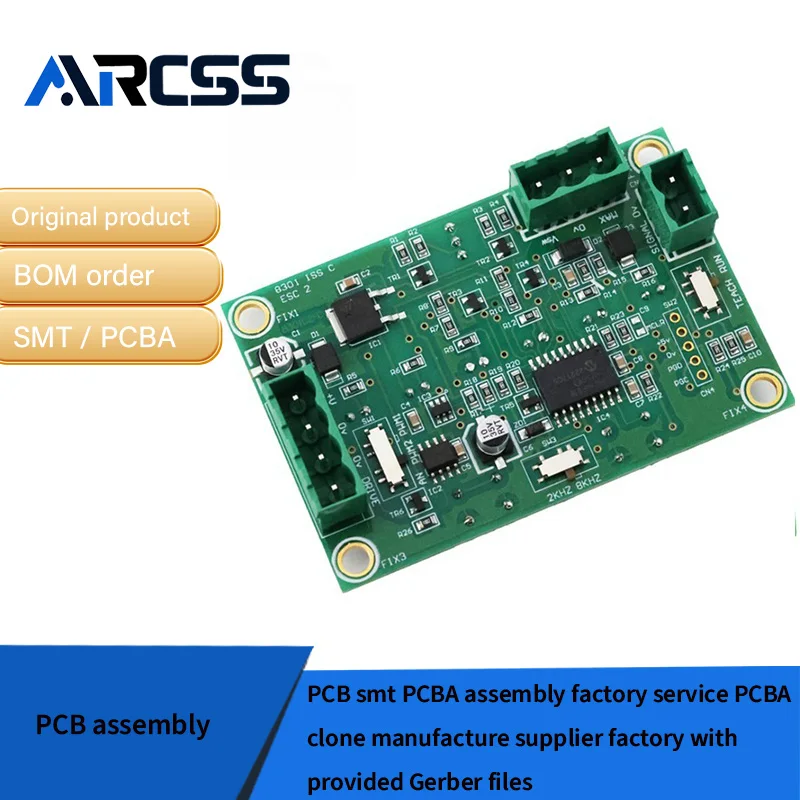 Serviço de fábrica de montagem PCB smt PCBA Fábrica de fornecedores de fabricação de clone PCBA com arquivos Gerber fornecidos