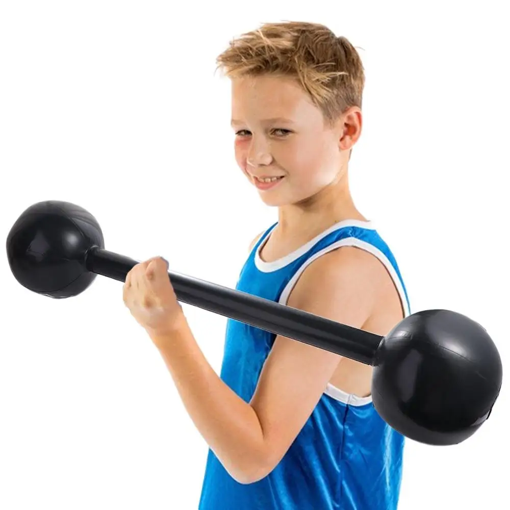 Feestartikelen Spel rekwisieten Opblaasbaar speelgoed Verdikt sportspeelgoed Opblaasbaar halterspeelgoed Fitness halterspeelgoed Opblaasbare ballon