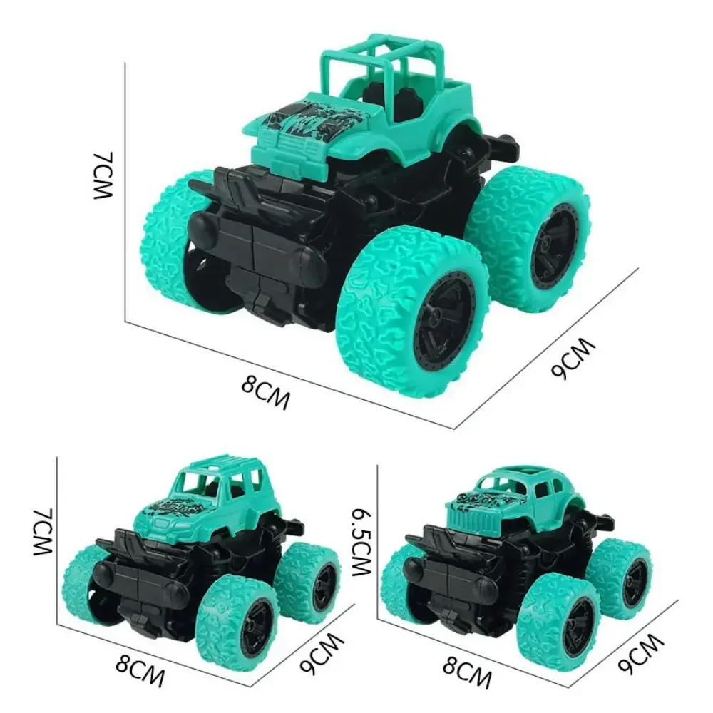 Zurückziehbares Stunt-Auto mit Allradantrieb, um 360° gedreht °   ABS-Material, Stunt, Geländewagen, Trägheitsrotation, 9 Stile