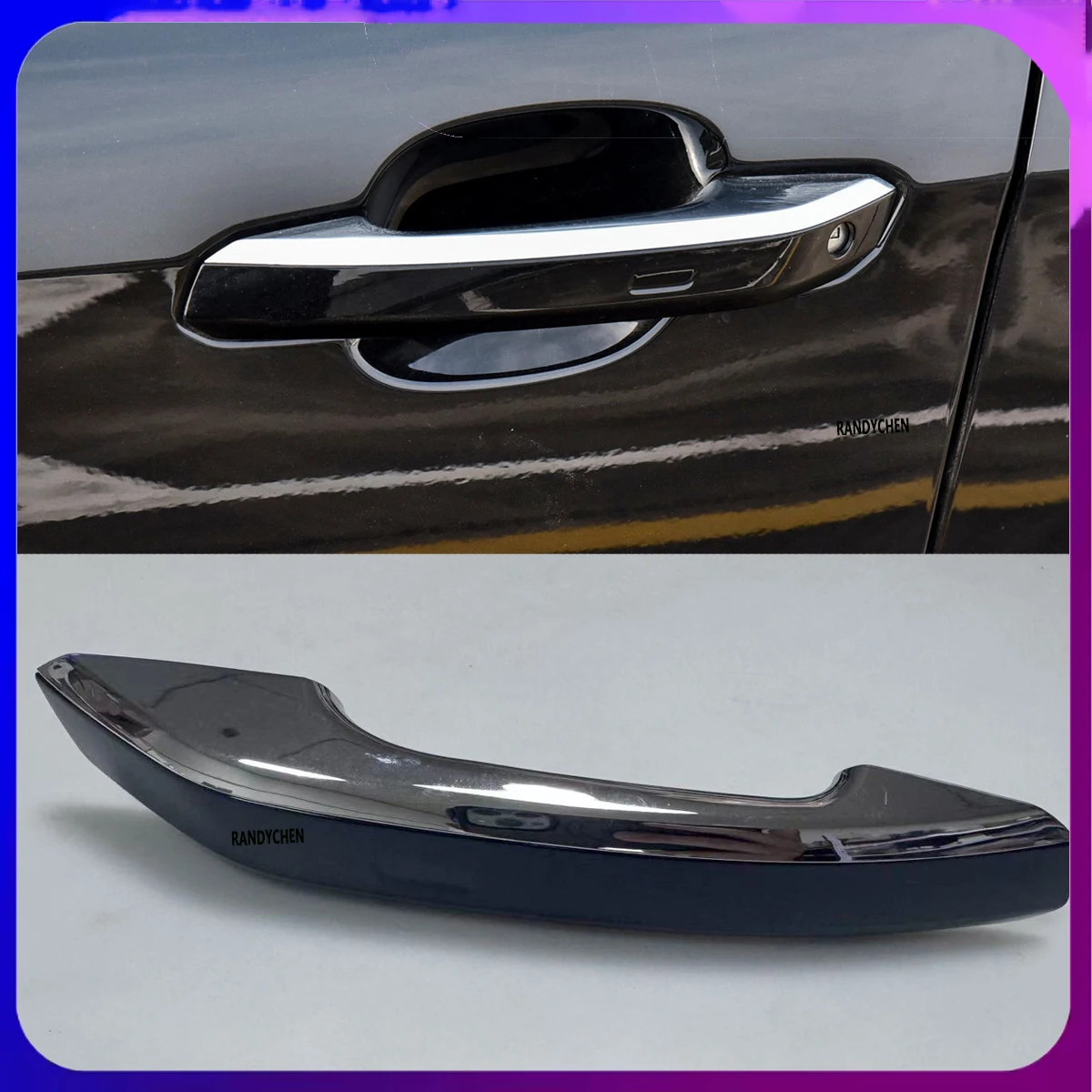 For Audi A4 B9 Avant 8W S4 A5 Q5 8W1837239 8W1837240 8W0837900 8W0837899 Black LHD Exterior Door Handle Cover Cap