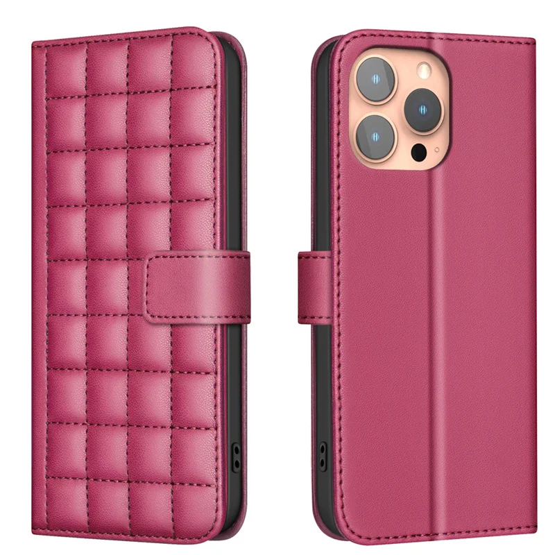 Funda S24 FE S22+ Luxury Checkered Leather Shells for Samsung Galaxy S24+ S23+ S22 S21 Ultra 5G S23FE S21 Plus Wallet Phone Case