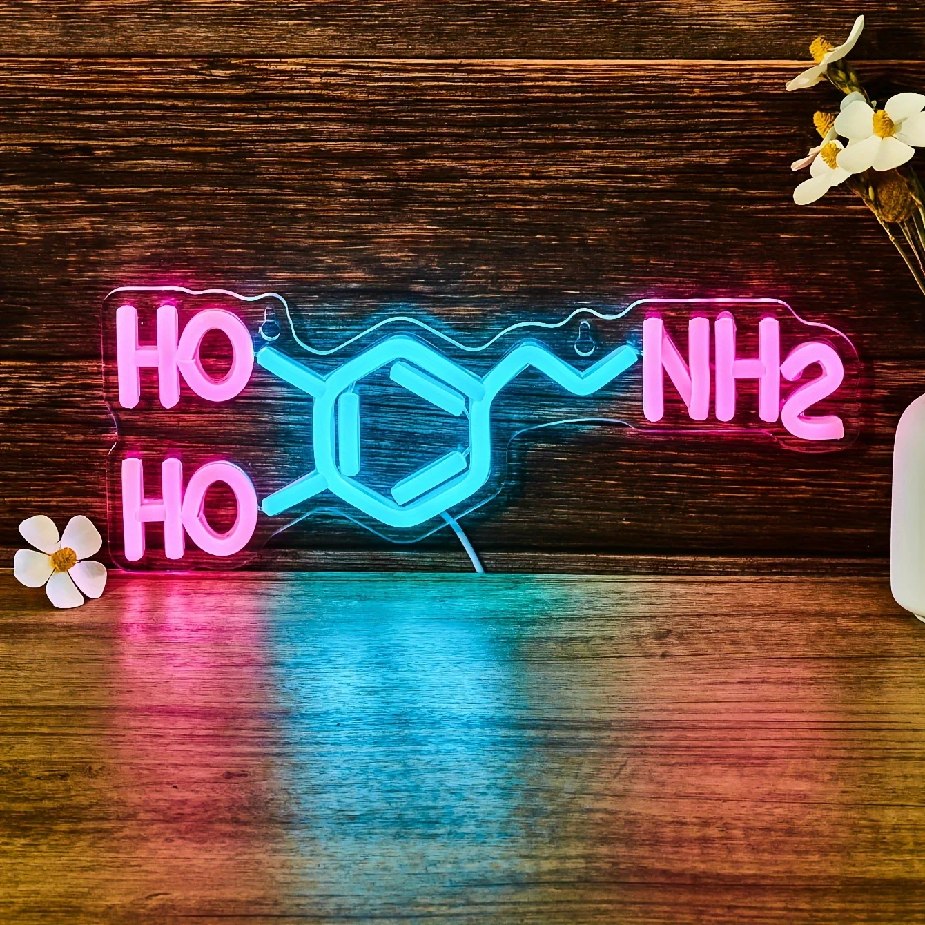Vibrant Dopamine Symbol LED Neon Light-Wall Art for Parties, Bedrooms & Game Rooms - Sports Festival Gift, Energy-Saving,Durable view 5