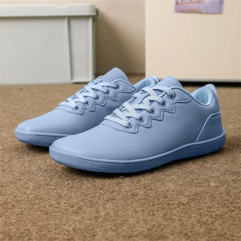 

Парные туфли босиком с широким носком, легкие спортивные походные туфли на мягкой подошве, повседневные кроссовки на шнуровке с низким вырезом