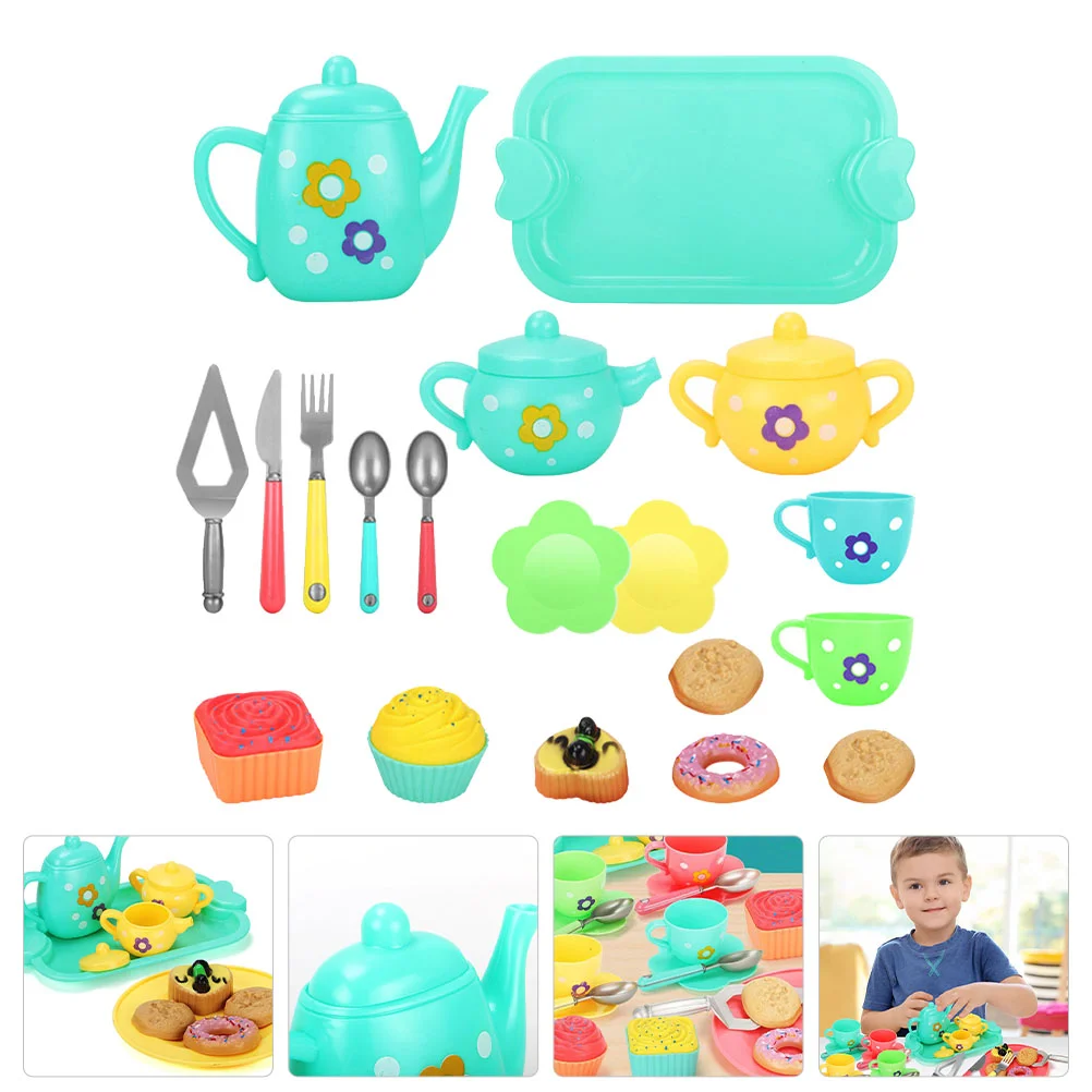 Simulation Teapot Teacup Girls Pretend Play Cups Mini Food Boys Imitation Realistic Kids Plaything Child