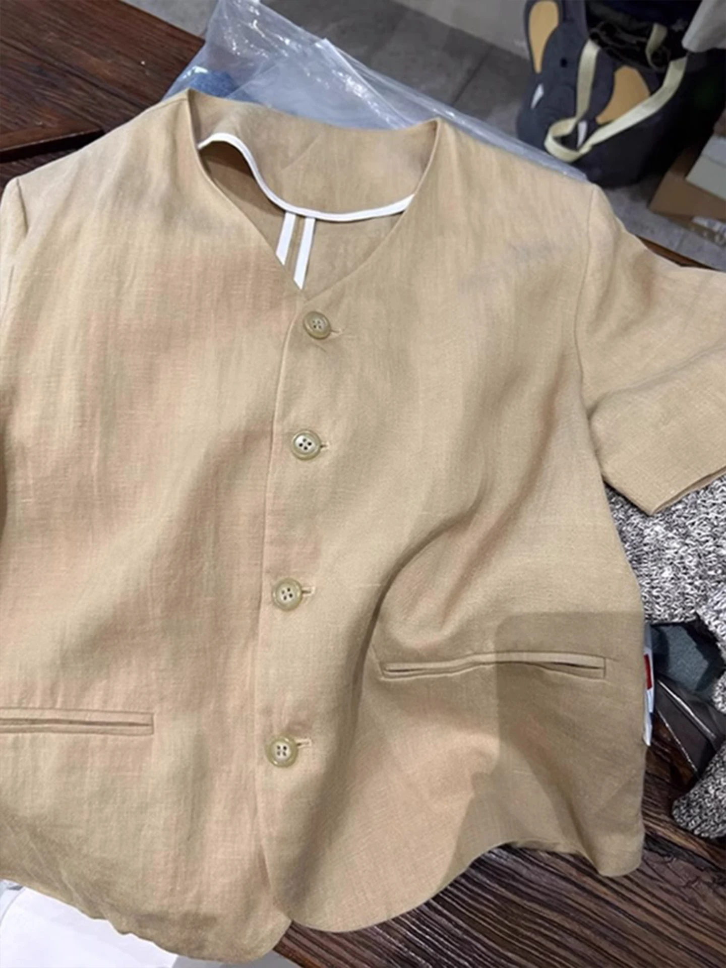 

Коврик ort Sve irt Винтажный повседневный женский топ на одной пуговице с усилением облегающего кроя на осень