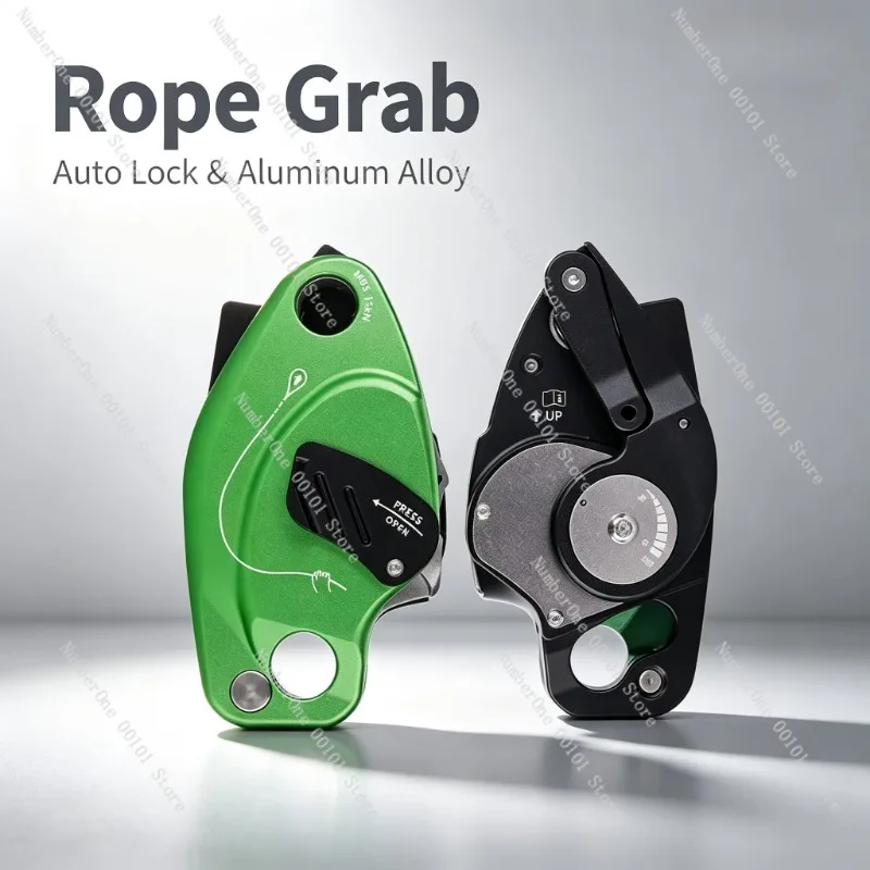 Anti-Panic Auto Lock Descender Self Braking Belay Device For Outdoor Rock Climbing Rappelling High Altitude Safety Gear Climber