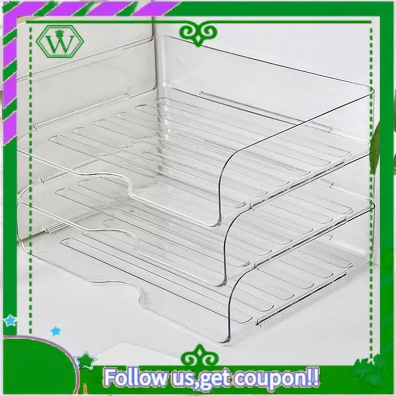 ABIK-Office Organization And Storage, Letter Tray Desk Organizer, Stackable Document Organizer, Paper Organizer,4Pcs